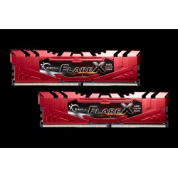 G.SKILL 16GB DDR4 2400MHz Kit(2x8GB) FlareX Red (for AMD) (F4-2400C15D-16GFXR)