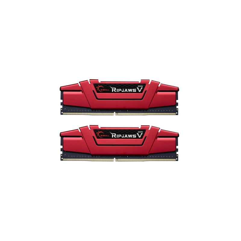G.SKILL 16GB DDR4 3600MHz Kit(2x8GB) RipjawsV Red (F4-3600C19D-16GVRB)