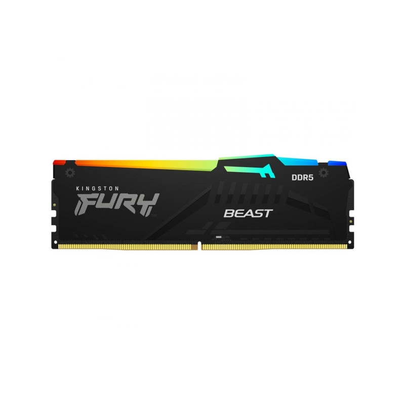 Kingston 8GB DDR5 4800MHz Fury Beast RGB Black (KF548C38BBA-8)