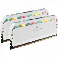 Corsair 64GB DDR5 5200MHz Kit(2x32GB) Dominator Platinum RGB White (CMT64GX5M2B5200C40W)