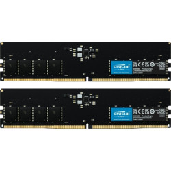 Crucial 64GB DDR5 5200MHz Kit (2x32GB) Black (CT2K32G52C42U5)