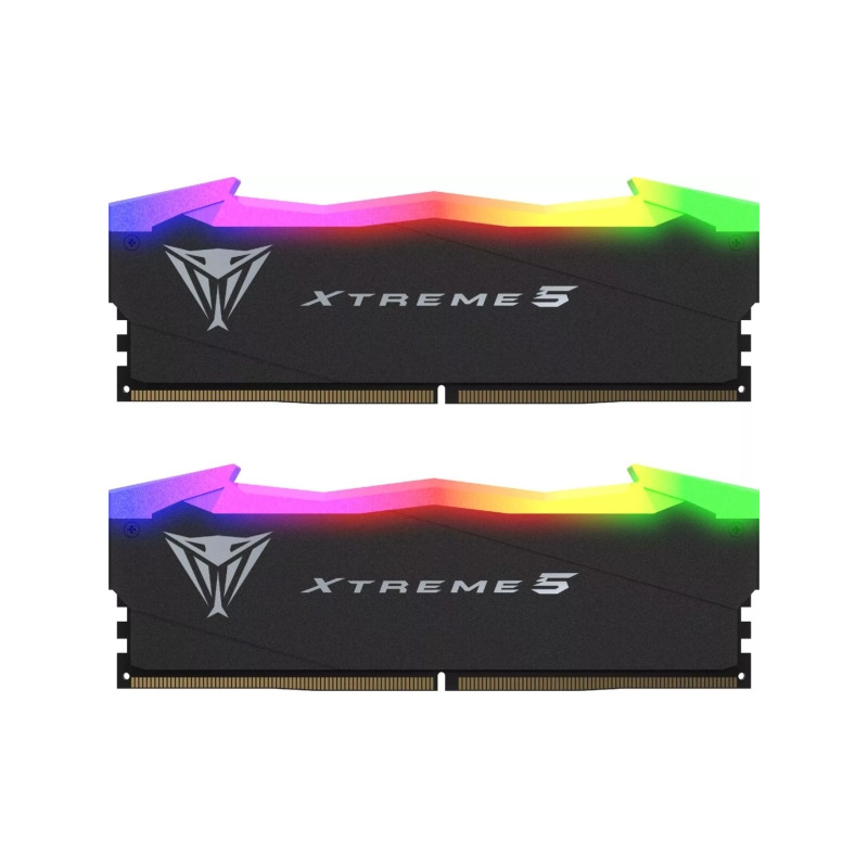 Patriot 32GB DDR5 7800MHz Kit(2x16GB) Viper Xtreme 5 RGB Black (PVXR532G78C38K)
