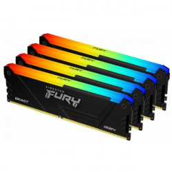 Kingston 32GB DDR4 2666MHz Kit(4x8GB) Fury Beast RGB Black (KF426C16BB2AK4/32)