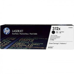 HP Toner 312X schwarz hohe Kapazität, 2er Pack (CF380XD)