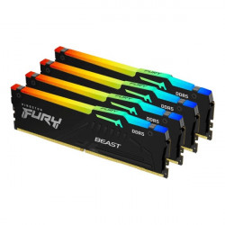 Kingston 64GB DDR5 5600MHz Kit(4x16GB) Fury Beast RGB Black (KF556C40BBAK4-64)