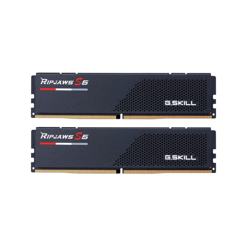 G.SKILL 96GB DDR5 6400MHz Kit(2x48GB) Ripjaws S5 Black (F5-6400J3239F48GX2-RS5K)