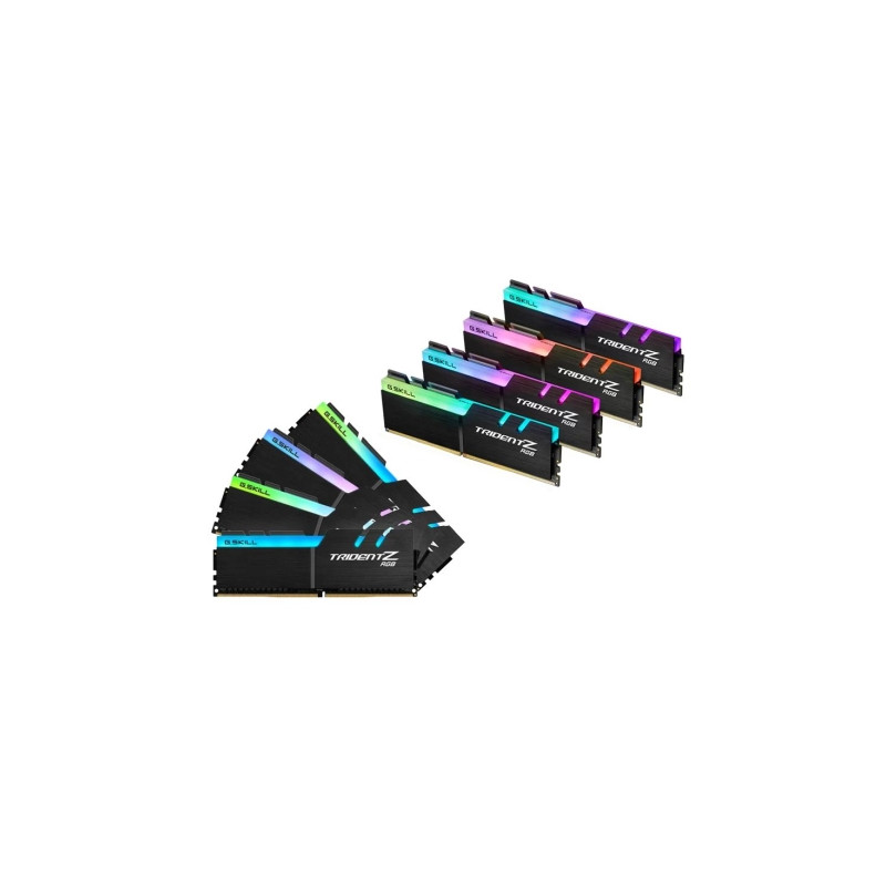 G.SKILL 64GB DDR4 4000MHz Kit(8x8GB) Trident Z RGB Black (F4-4000C15Q2-64GTZR)
