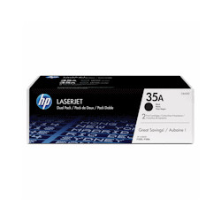 HP Toner 35A schwarz Doppelpackung (CB435AD)