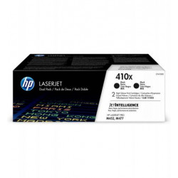 HP Toner 410X schwarz hohe Kapazität, 2er-Pack (CF410XD)