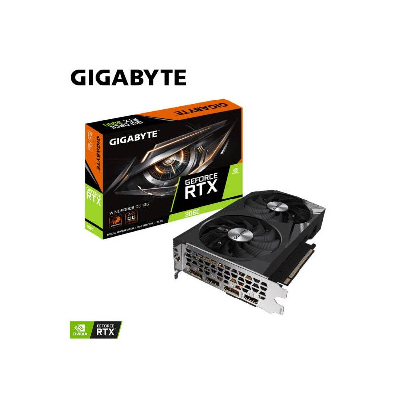 Gigabyte RTX 3060 WINDFORCE OC 12G (GV-N3060WF2OC-12GD)