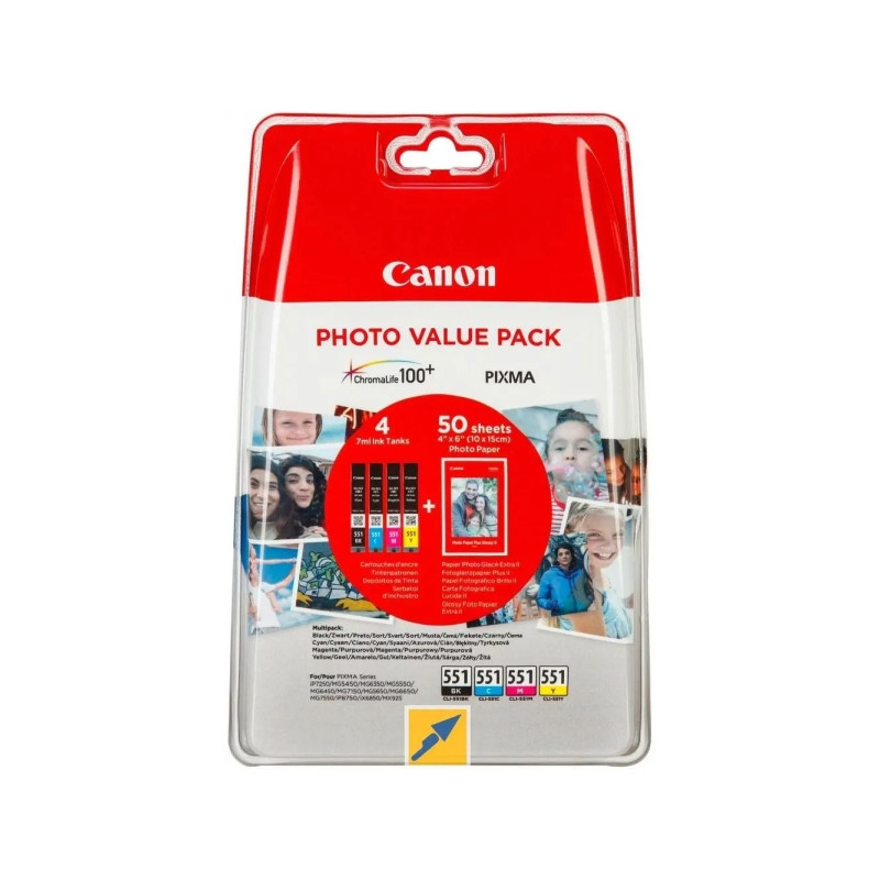 Canon CLI-551 Multipack (6508B005)