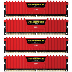 Corsair 64GB DDR4 2133MHz Kit(4x16GB) Vengeance LPX Red (CMK64GX4M4A2133C13R)