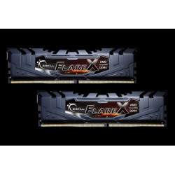 G.SKILL 16GB DDR4 3200MHz Kit(2x8GB) FlareX Black (for AMD) (F4-3200C16D-16GFX)