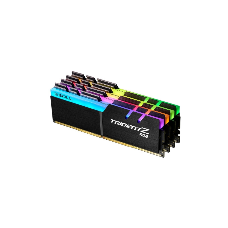 G.SKILL 32GB DDR4 3200MHz Kit(4x8GB) Trident Z RGB (F4-3200C16Q-32GTZR)