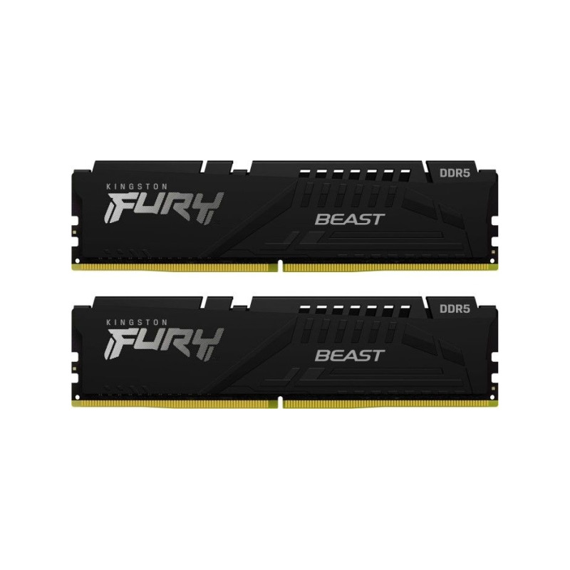 Kingston 16GB DDR5 5600MHz Kit(2x8GB) Fury Beast Black (KF556C40BBK2-16)