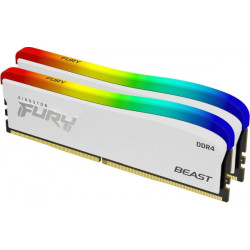 Kingston 32GB 3600MHz DDR4 Kit(2x16) Fury Beast RGB SE White (KF436C18BWAK2/32)