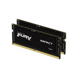 Kingston 64GB DDR5 5600MHz Kit(2x32GB) SODIMM Fury Impact Black (KF556S40IBK2-64)