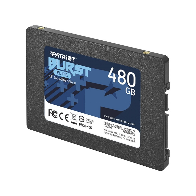 Patriot 480GB 2,5" SATA3 Burst Elite (PBE480GS25SSDR)