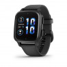 Garmin Venu Sq 2 Music Edition Slate Aluminium Bezel with Black Case and Silicone Band (010-02700-10