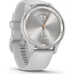 Garmin Vivomove Trend Silver Stainless Steel Bezel with Mist Gray Case and Silicone Band (010-02665-