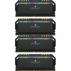 Corsair 64GB DDR5 6400MHz Kit(4x16GB) Dominator Platinum RGB Black (CMT64GX5M4B6400C32)