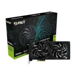 Palit GeForce RTX 4060 8GB DDR6 Dual (NE64060019P1-1070D)