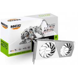 Inno3D GeForce RTX4070 12GB DDR6X Twin X2 OC White Stealth (N40702-126XX-183052V)