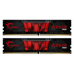 G.SKILL 32GB DDR4 2400Mhz Kit(2x16GB) AEGIS Black Red (F4-2400C17D-32GIS)