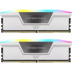 Corsair 64GB DDR5 6000MHz Kit(2x32GB) Vengeance RGB White (CMH64GX5M2B6000C40W)