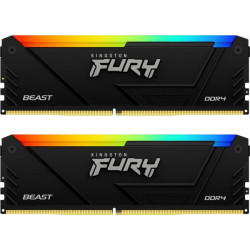 Kingston 32GB DDR4 2666MHz Kit(2x16GB) Fury Beast RGB Black (KF426C16BB2AK2/32)