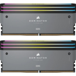 Corsair 32GB DDR5 6000MHz Kit(2x16GB) Dominator Titanium RGB Black (CMP32GX5M2B6000Z30)
