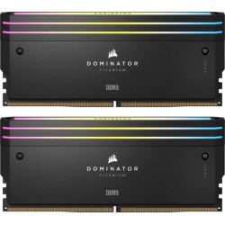 Corsair 32GB DDR5 6000MHz Kit(2x16GB) Dominator Titanium RGB Black (CMP32GX5M2B6000C30)
