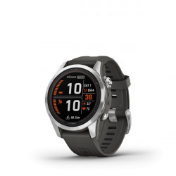 Garmin fenix 7S Pro Solar Edition Silver with Graphite Band (010-02776-01)