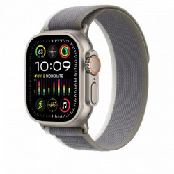 Apple Watch Ultra 2 Cellular 49mm Titanium Case with Green/Grey Trail Loop S/M (MRF33)