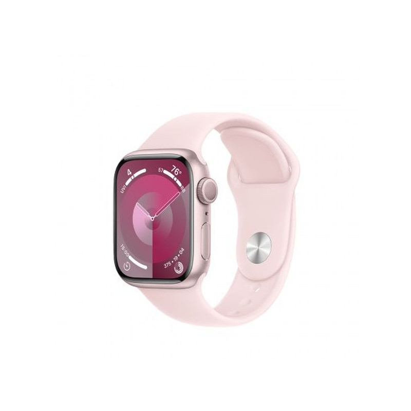 Apple Watch S9 GPS 41mm Pink Alu Case with Light Pink Sport Band M/L (MR943)