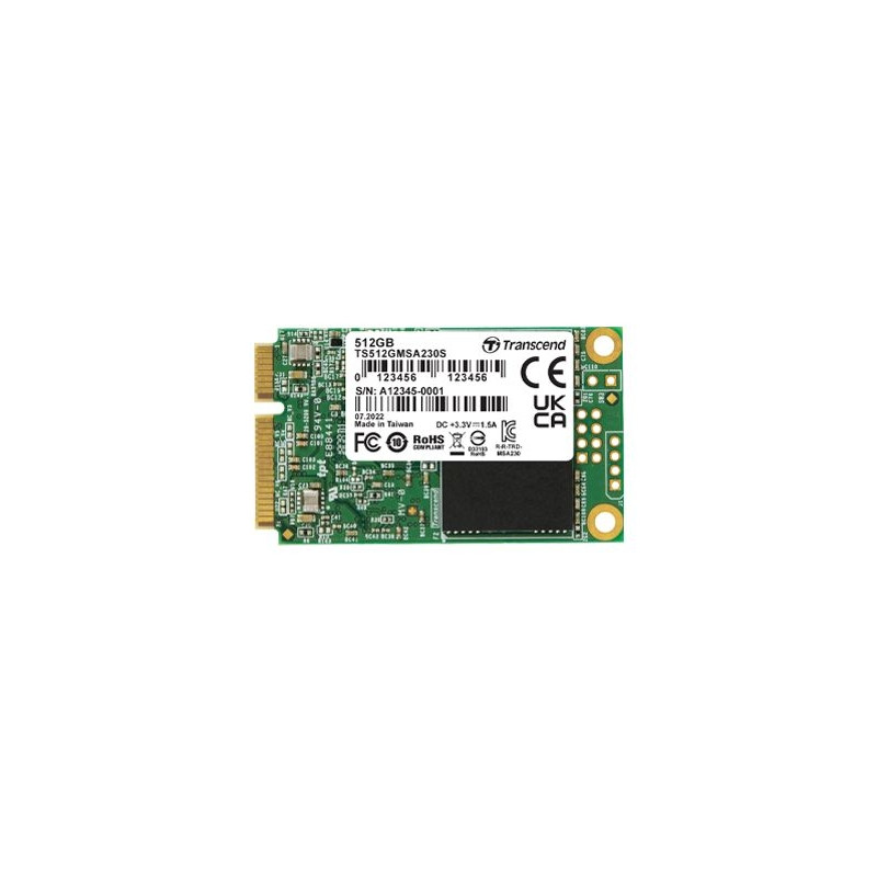 Transcend 512GB mSATA SSD230S (TS512GMSA230S)