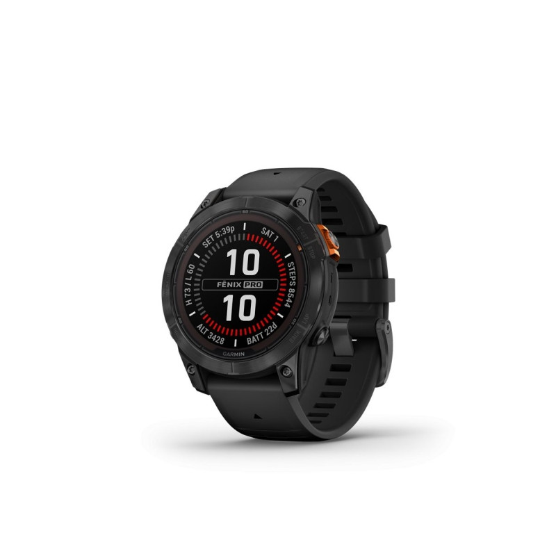 Garmin fenix 7 Pro Solar Edition Slate Grey with Black Band (010-02777-01)