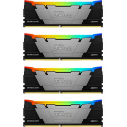 Kingston 128GB DDR4 3200MHz Kit(4x32GB) Fury Renegade RGB Black (KF432C16RB2AK4/128)