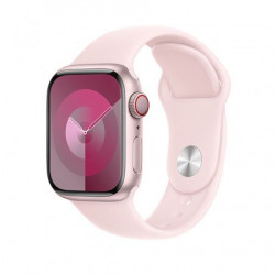Apple Watch S9 Cellular 45mm Pink Alu Case with Light Pink Sport Band S/M (MRMK3)