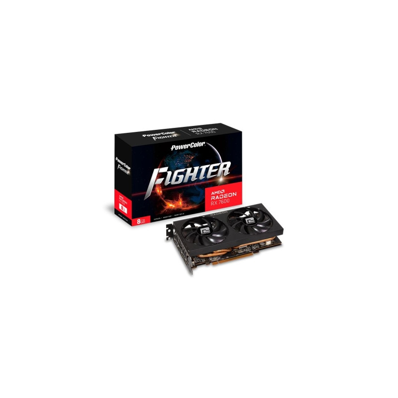 PowerColor RX 7600 8GB DDR6 Fighter (RX7600 8G-F)