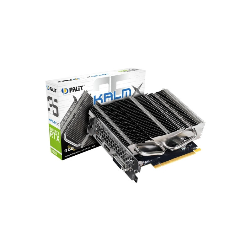 Palit GeForce RTX3050 6GB DDR6 KalmX (NE63050018JE-1070H)