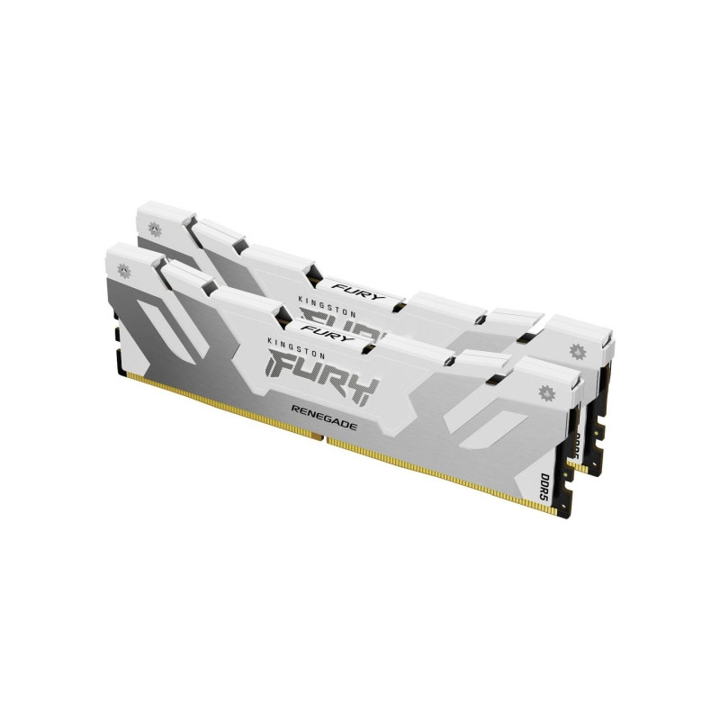 Kingston 32GB DDR5 6800MHz Kit(2x16GB) Fury Renegade White/Silver (KF568C36RWK2-32)