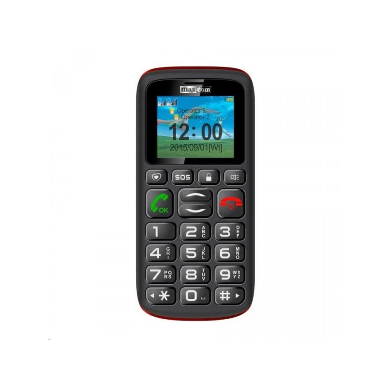 Maxcom MM428BB DualSIM Black/Red