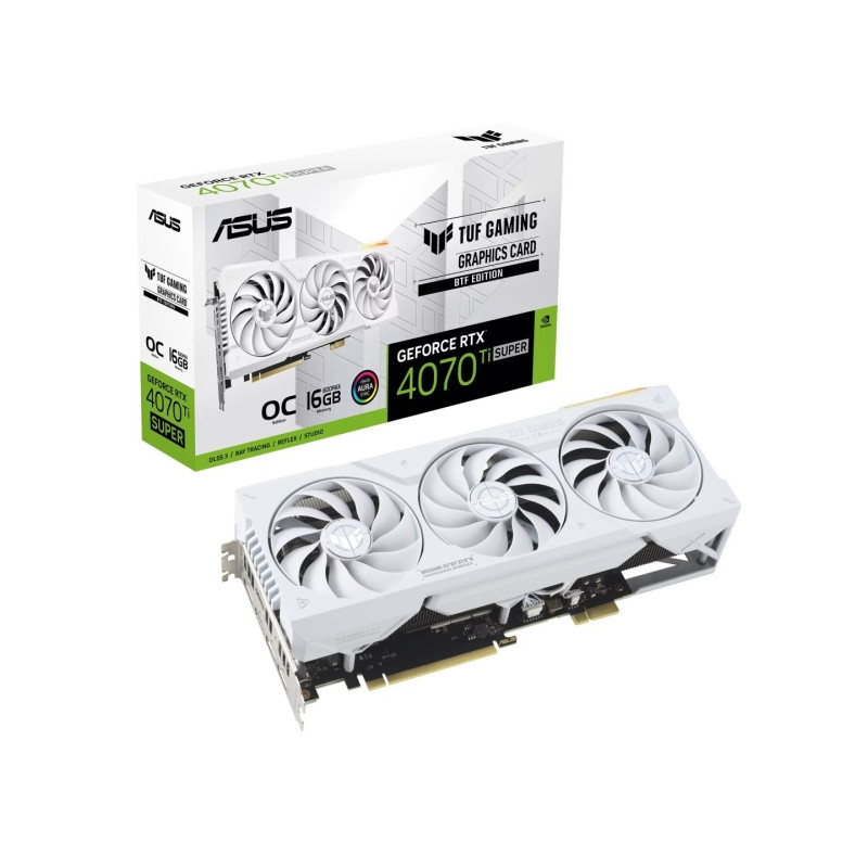 Asus TUF-RTX4070TIS-O16G-BTF-WHITE